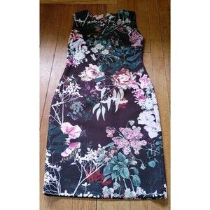 Calvin Klein Women's Floral Silhouette Easter Spring Sleeveless Dress Size 4